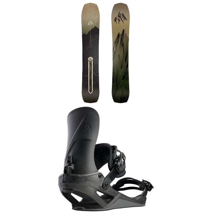 Jones Flagship Snowboard + Zenith FASE Snowboard Bindings 2027