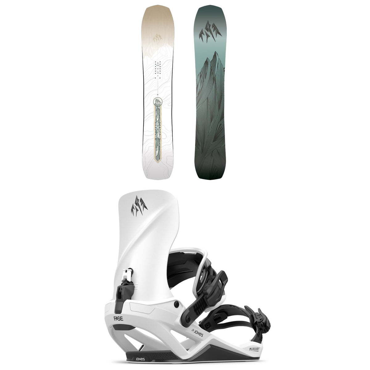 Jones Flagship Snowboard + Mercury FASE Snowboard Bindings - Women's 2027