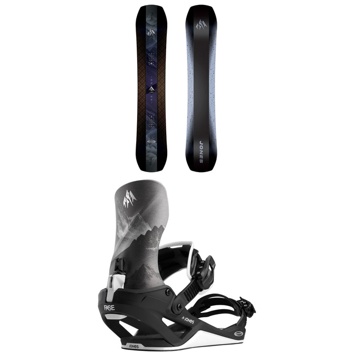Jones Mountain Twin Pro Snowboard + Mercury FASE Snowboard Bindings 2027