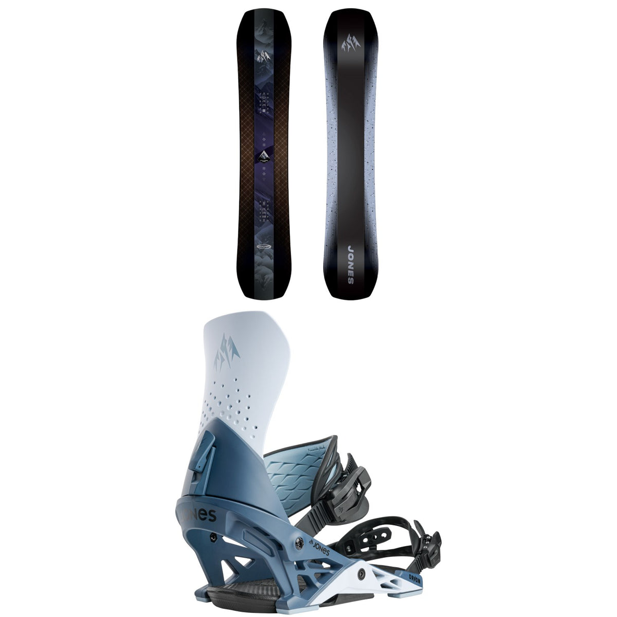 Jones Mountain Twin Pro Snowboard + Orion Snowboard Bindings 2027