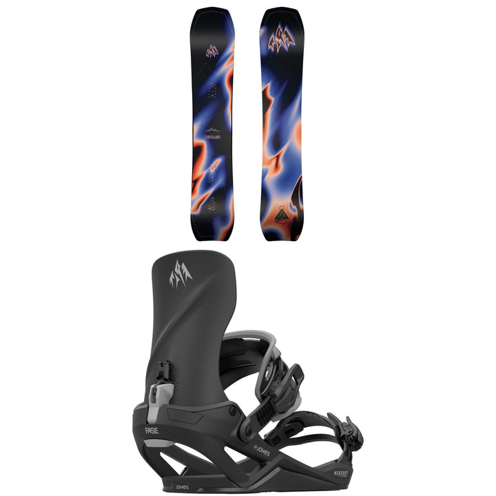Jones Howler Snowboard + Mercury FASE Snowboard Bindings 2027