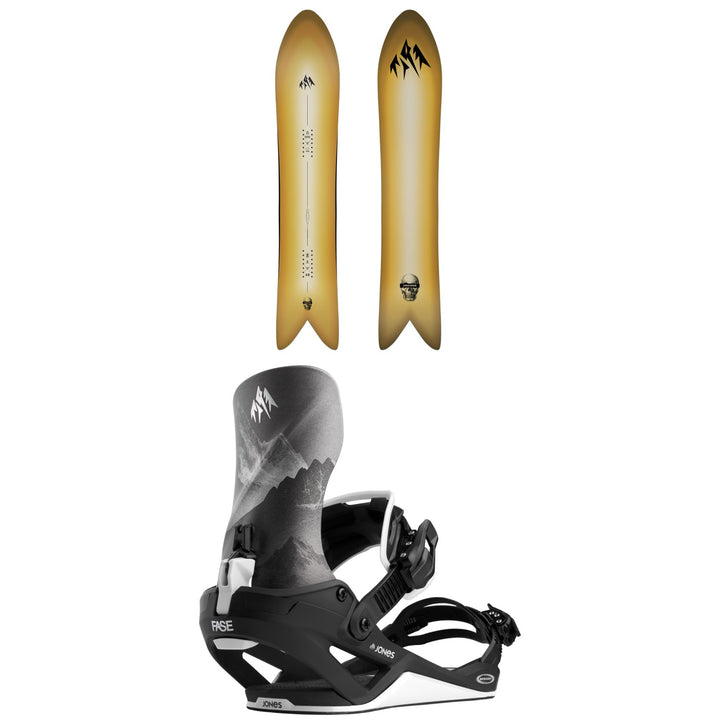 Jones Storm Wolf Snowboard + Mercury FASE Snowboard Bindings 2027