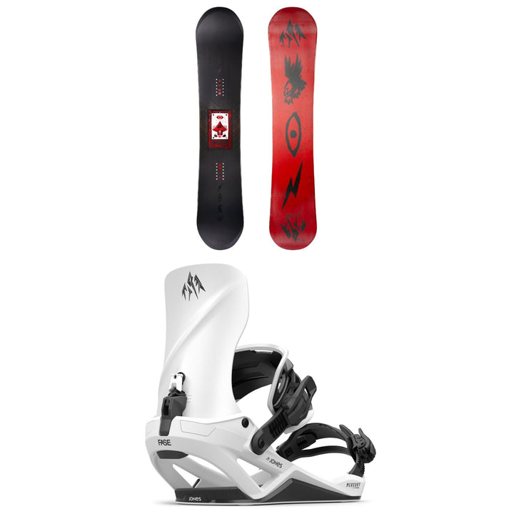 Jones Tweaker Pro 2.0 Snowboard + Mercury FASE Snowboard Bindings 2027