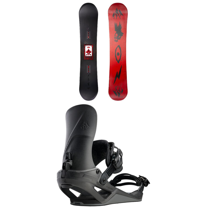 Jones Tweaker Pro 2.0 Snowboard + Zenith FASE Snowboard Bindings 2027