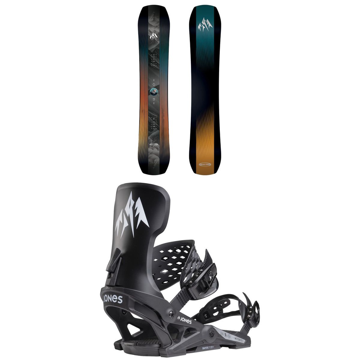 Jones Mountain Twin Snowboard + Meteorite Snowboard Bindings 2027