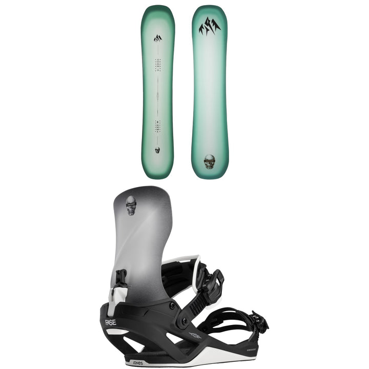 Jones TwinCraft Snowboard + Mercury FASE Surf Series Snowboard Bindings 2027