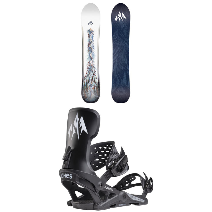 Jones Frontier 2.0 Snowboard + Meteorite Snowboard Bindings 2027