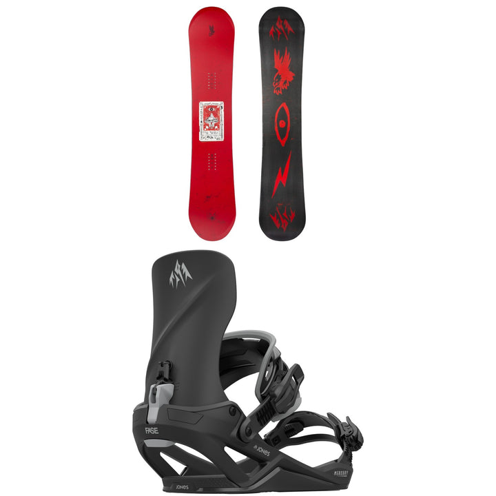Jones Tweaker 2.0 Snowboard + Mercury FASE Snowboard Bindings 2027