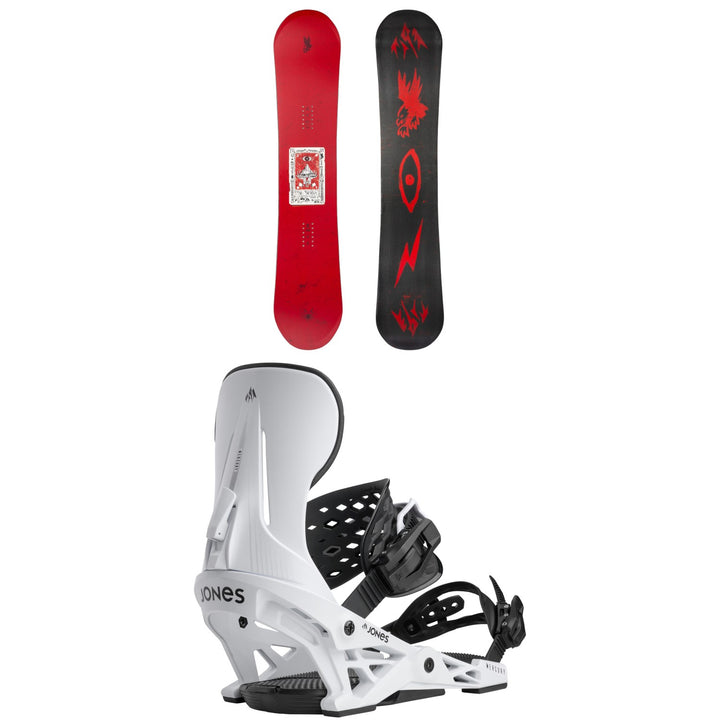 Jones Tweaker 2.0 Snowboard + Mercury Snowboard Bindings 2027