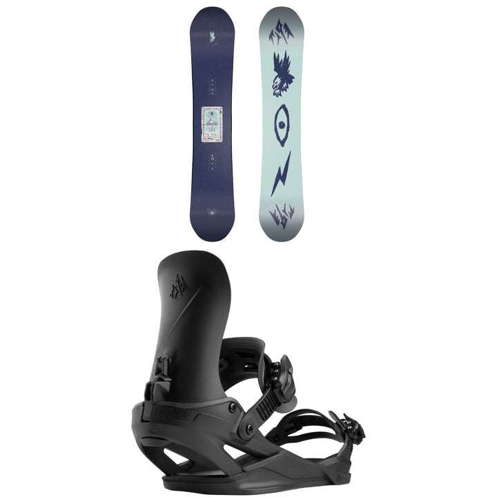 Jones Tweaker 2.0 Snowboard + Nebula FASE Snowboard Bindings - Women's 2027