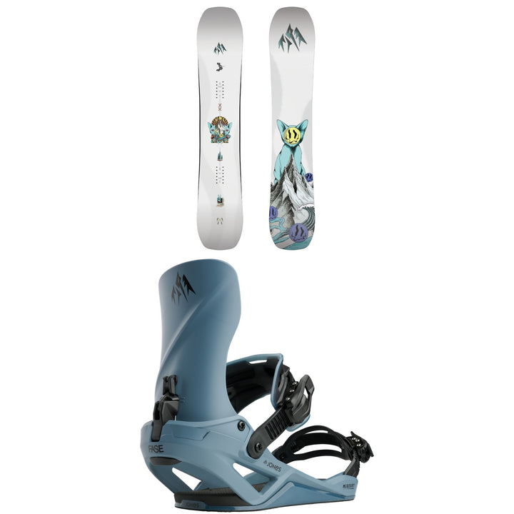 Jones Rally Cat Snowboard + Mercury FASE Snowboard Bindings 2027