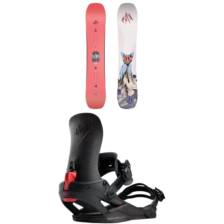 Jones Rally Cat Snowboard + Nebula FASE Snowboard Bindings - Women's 2027