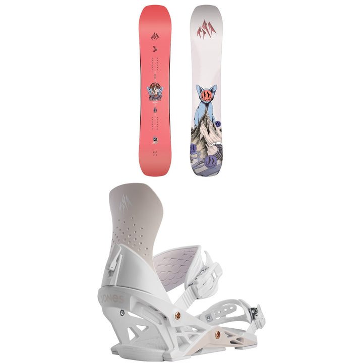 Jones Rally Cat Snowboard + Aurora Snowboard Bindings - Women's 2027