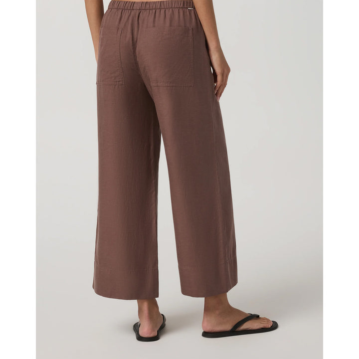 Vuori Trestles Twill Crop Wideleg Pants - Women's Sable