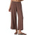 Vuori Trestles Twill Crop Wideleg Pants - Women's Sable