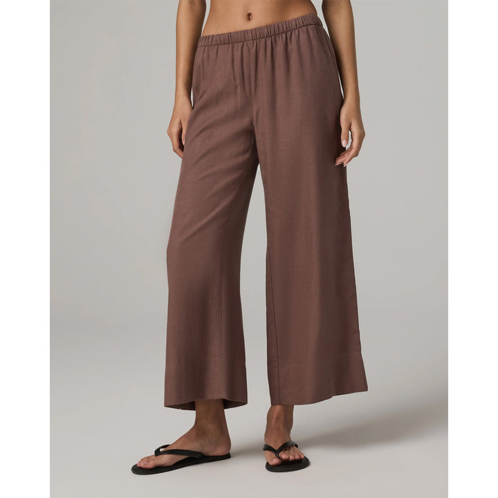 Vuori Trestles Twill Crop Wideleg Pants - Women's Sable