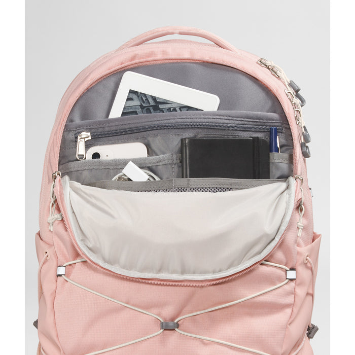 The North Face Borealis Backpack - Women's Pink Moss Dark Heather/Gardenia White-Npf