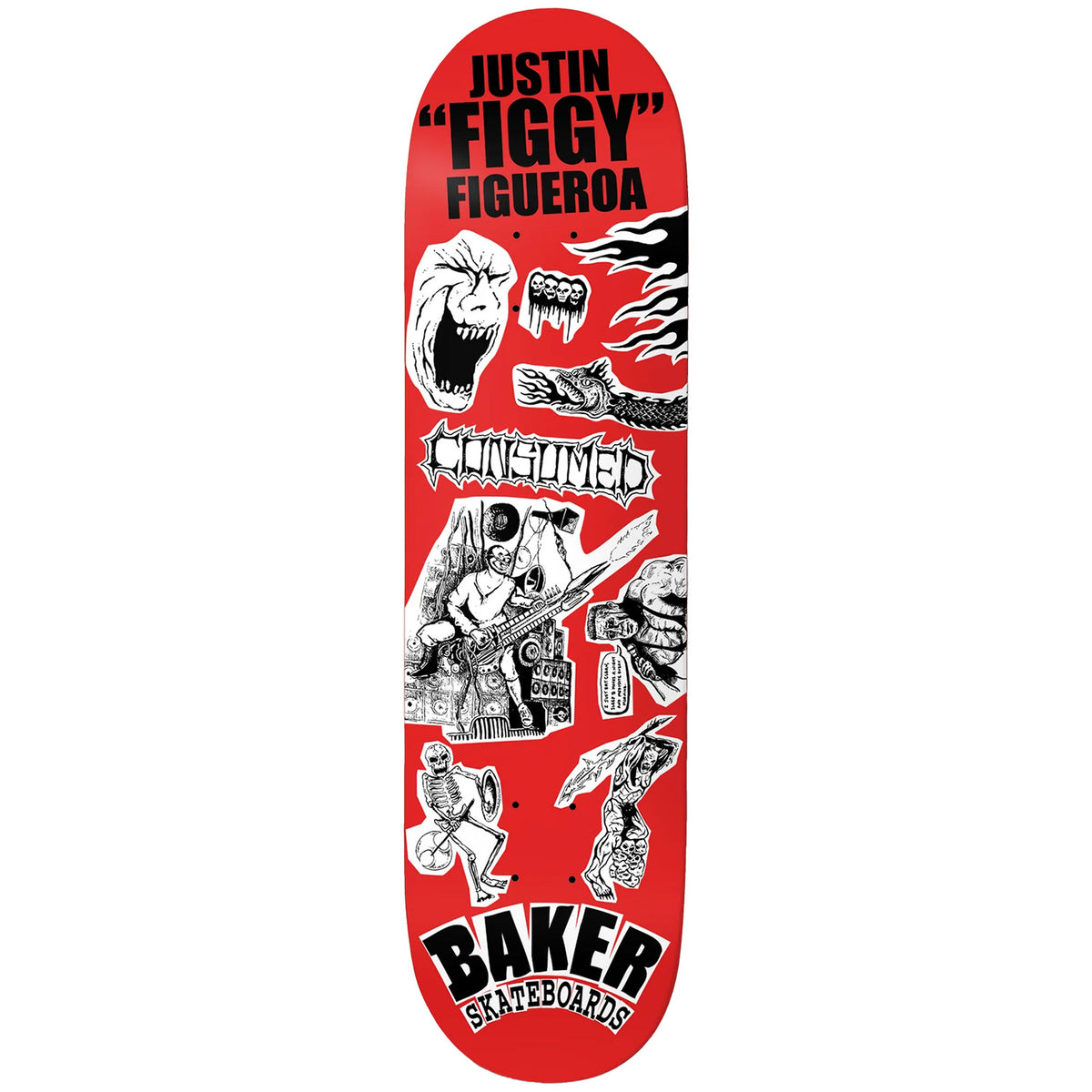 Baker Figgy Divine Evil 8.38 Skateboard Deck