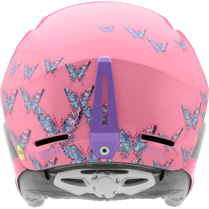 Smith Glide Jr. MIPS Helmet - Kids' Bright Pink Lofi Butterfly