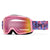 Smith Grom Goggles - Big Kids' Bright Pink LoFi Butterfly/Red Sensor Mirror