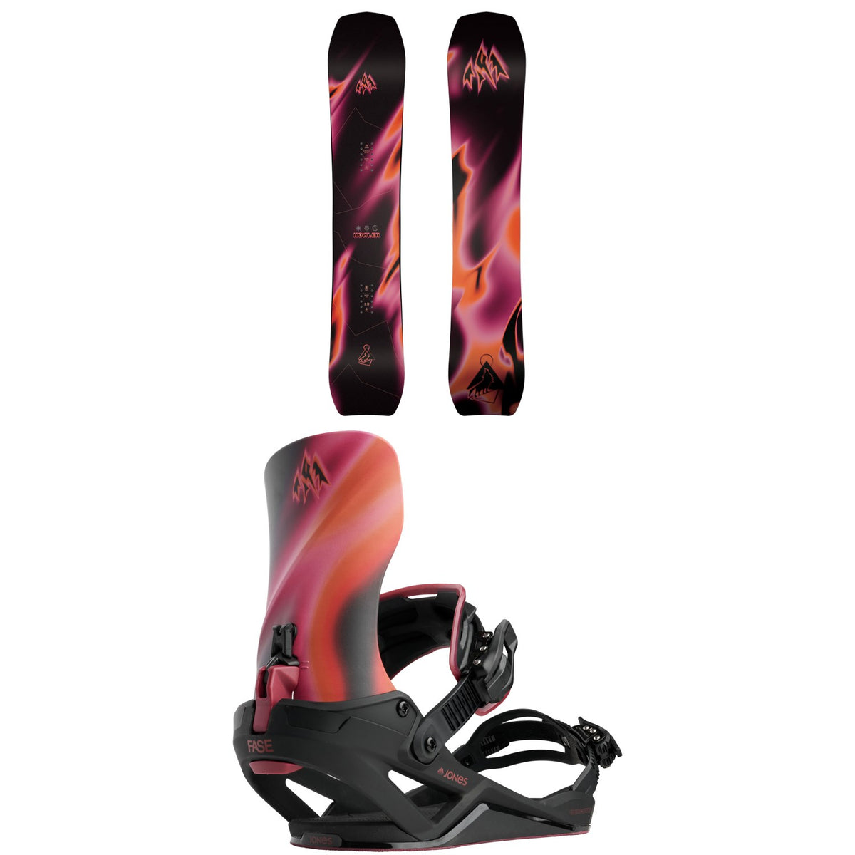Jones Howler Snowboard + Mercury FASE Snowboard Bindings - Women's 2027