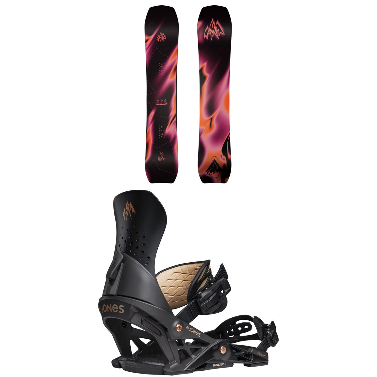 Jones Howler Snowboard + Aurora Snowboard Bindings - Women's 2027