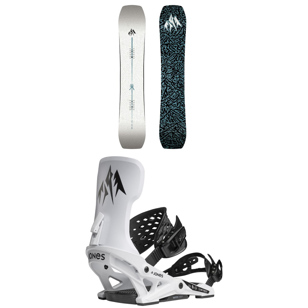 Jones Aviator 2.0 Snowboard + Meteorite Snowboard Bindings 2027