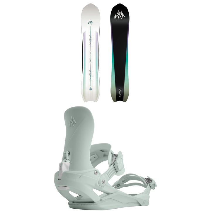 Jones Stratos Snowboard + Nebula FASE Snowboard Bindings - Women's 2027