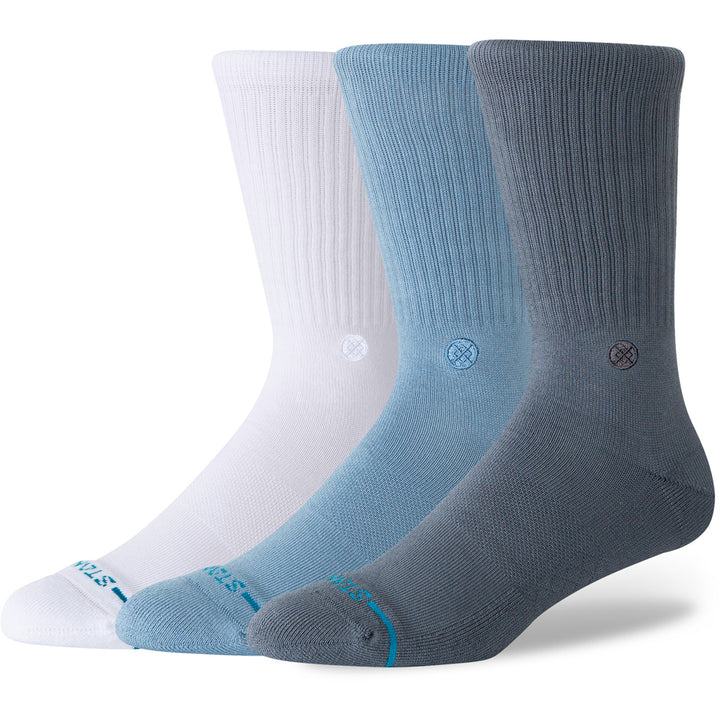 Stance Icon 3-Pack Socks Turbulence