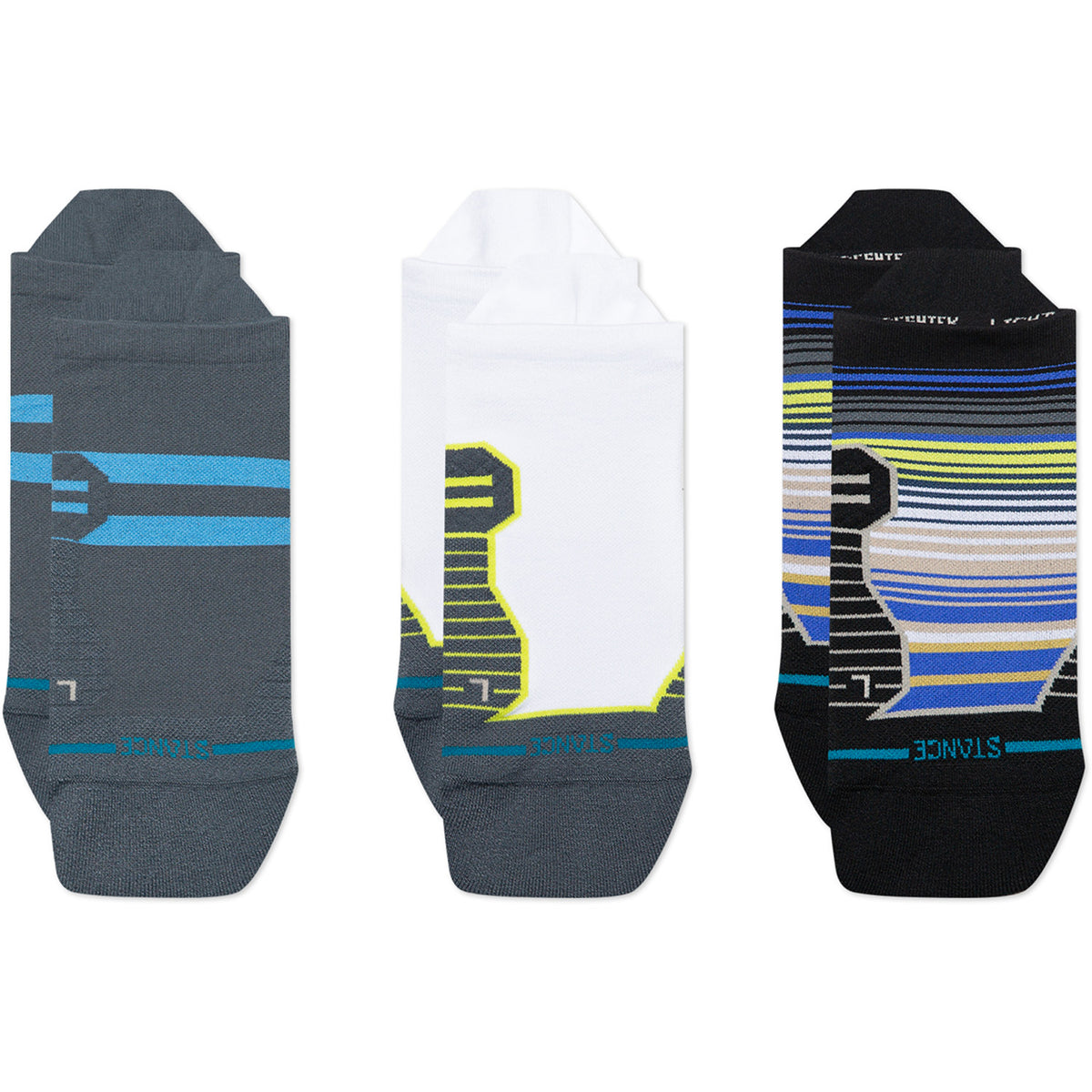 Stance Stripe Light Tab 3-Pack Socks - Unisex Multi