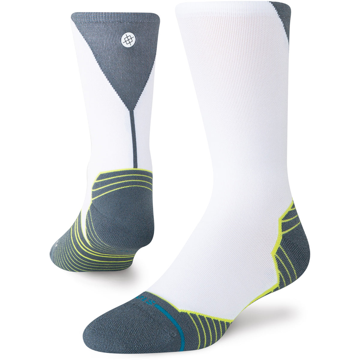 Stance Funnel Light Crew Socks - Unisex White