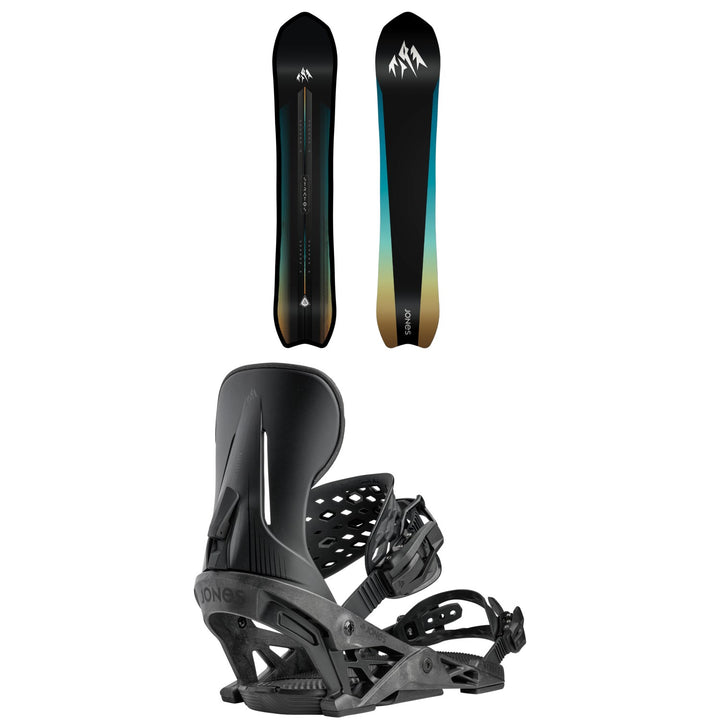 Jones Stratos Snowboard + Mercury Snowboard Bindings 2027