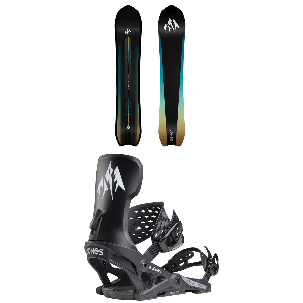 Jones Stratos Snowboard  + Meteorite Snowboard Bindings 2027