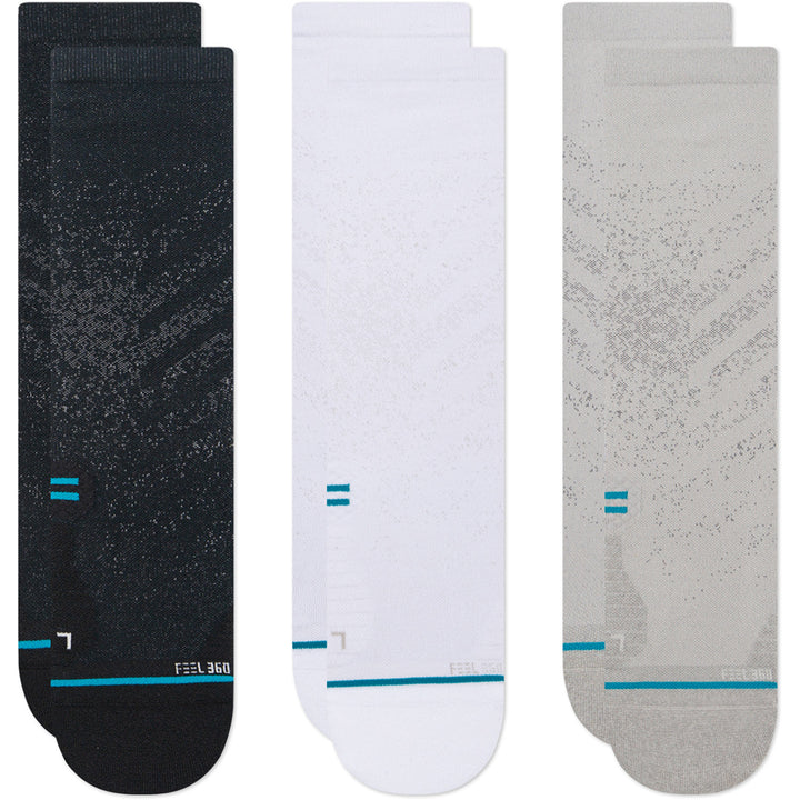 Stance Run LT Crew 3-Pack Socks - Unisex Multi