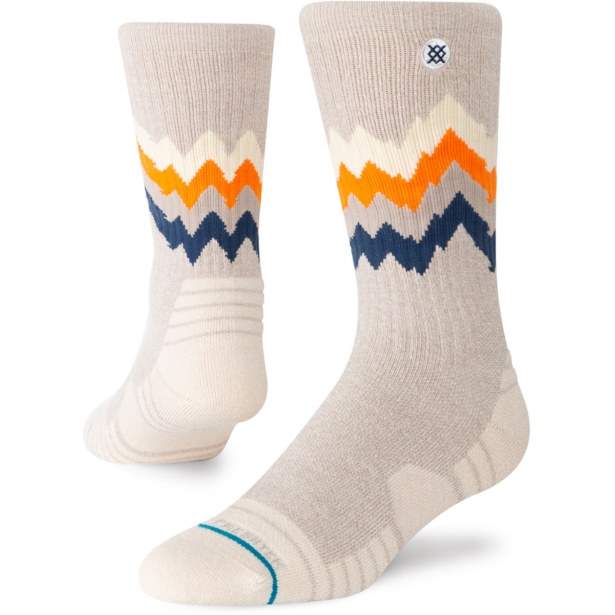 Stance Thompson Hike Crew Socks - Unisex Oatmeal Heather