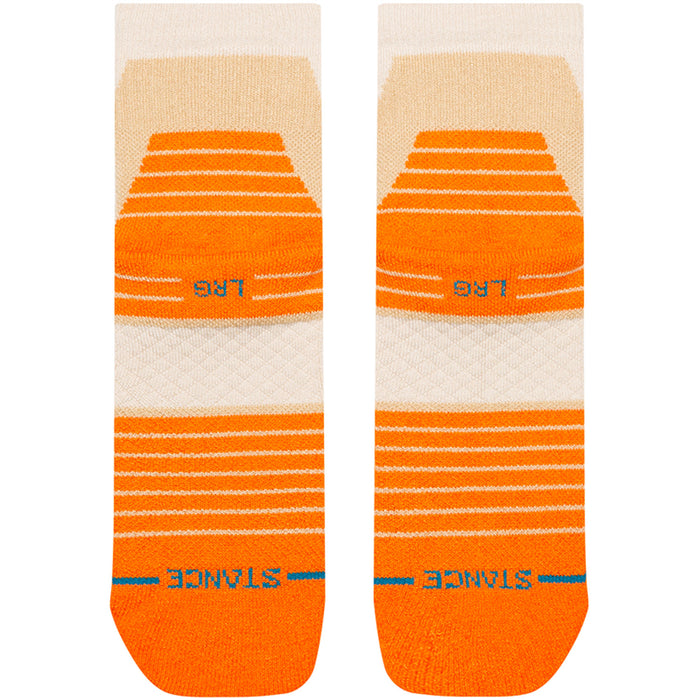Stance Tri Block Hike Quarter Socks - Unisex Tan