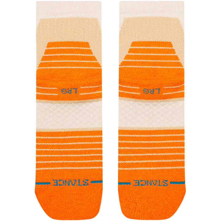 Stance Tri Block Hike Quarter Socks - Unisex Tan