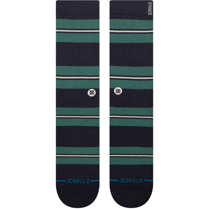 Stance Caesar Stripe Crew Socks Green
