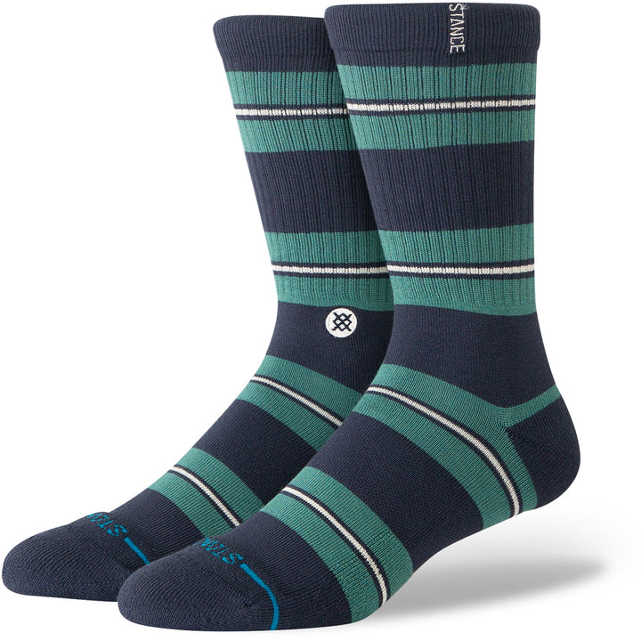 Stance Caesar Stripe Crew Socks Green