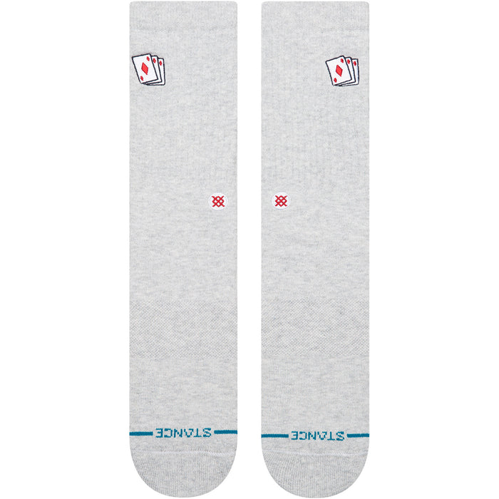 Stance Hit Me Crew Socks Heather Grey