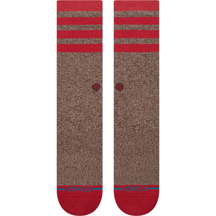 Stance Sock Monkey Crew Socks Brown