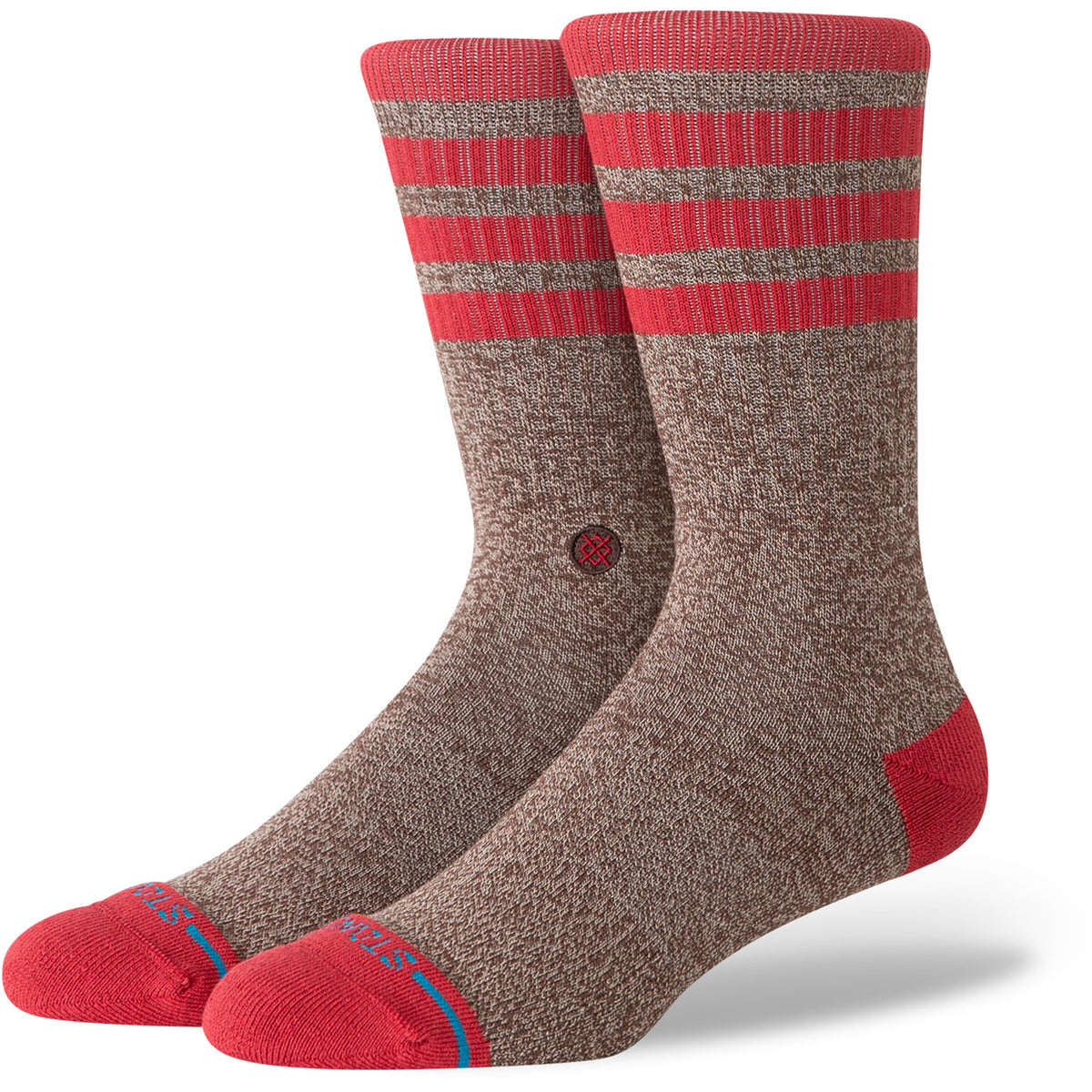 Stance Sock Monkey Crew Socks Brown