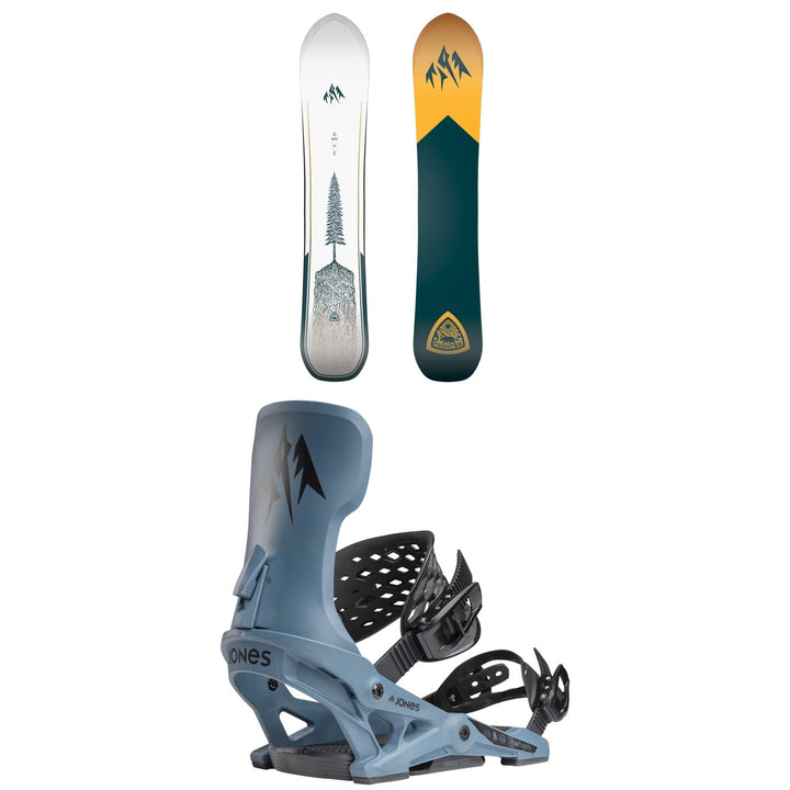 Jones Frontier 2.0 Snowboard + Meteorite Snowboard Bindings 2026