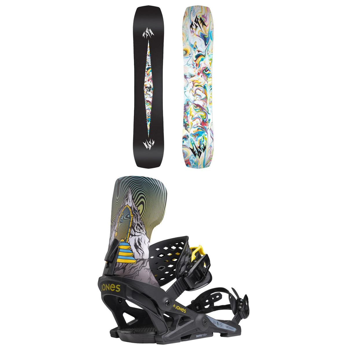 Jones Mind Expander Twin Snowboard + Meteorite Snowboard Bindings 2026