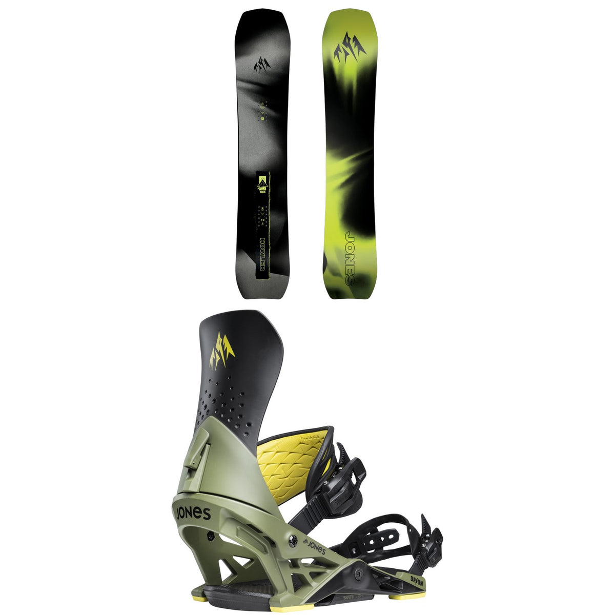 Jones Howler Snowboard + Orion Snowboard Bindings 2026
