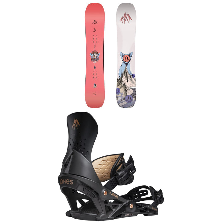Jones Rally Cat Snowboard + Aurora Snowboard Bindings - Women's 2027
