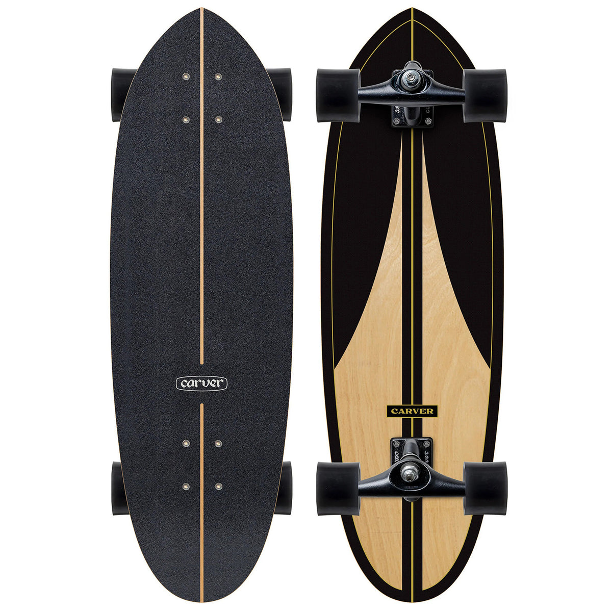 Carver CX Black Label V5 Surfskate Cruiser Skateboard Complete