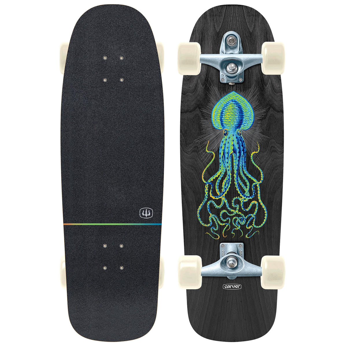 Carver C7 Impala Blue Enigma V5 Surfskate Cruiser Skateboard Complete