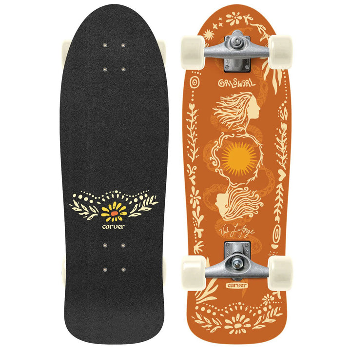 Carver CX Raw Sunflower V5 Surfskate Cruiser Skateboard Complete