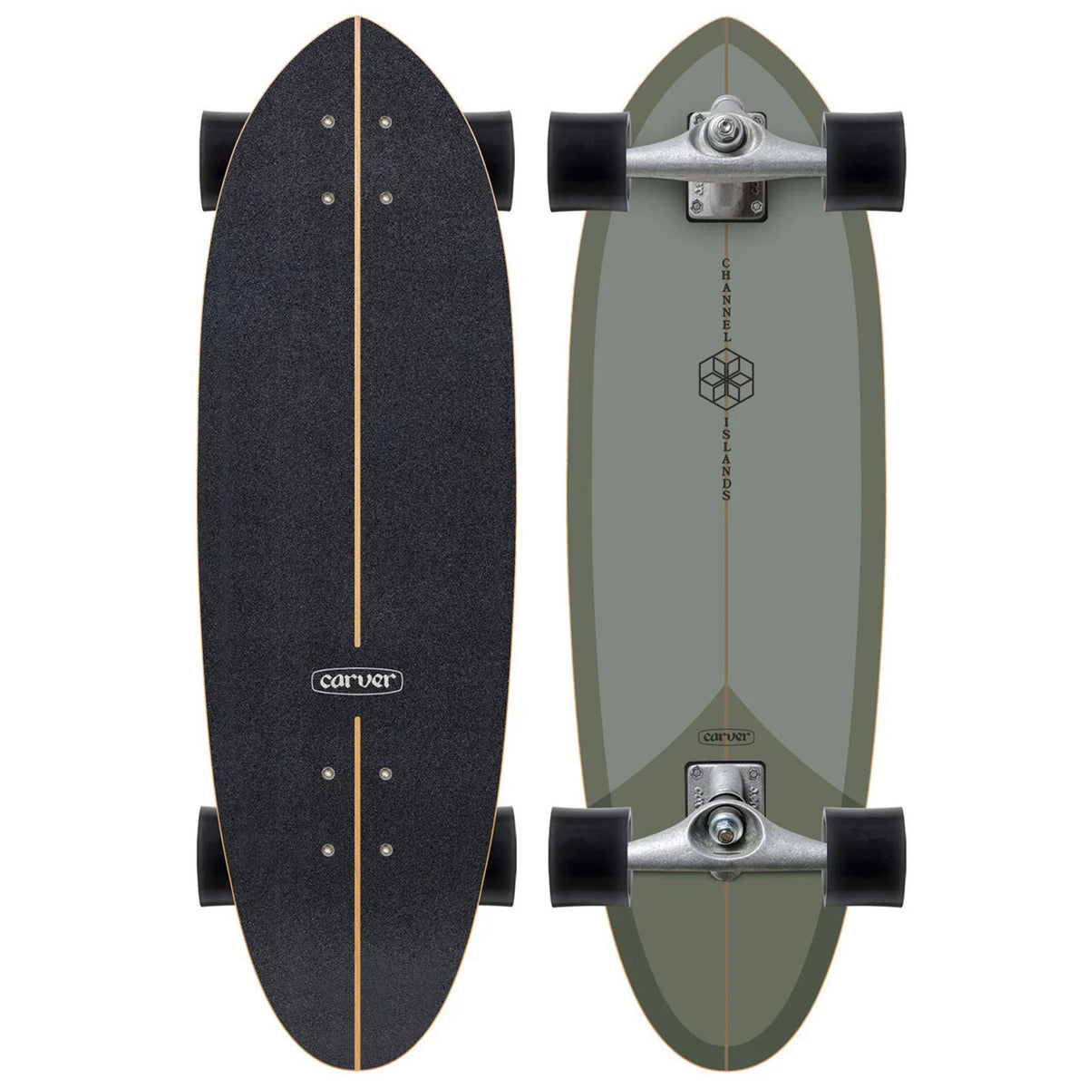Carver x Channel Islands CX Rax Mid Stage V5 Surfskate Cruiser Skateboard Complete